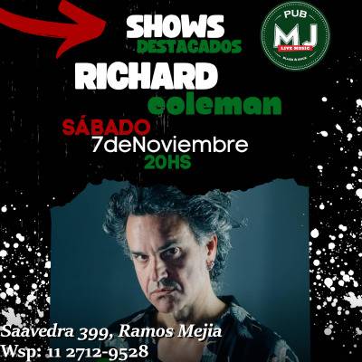 RICHARD COLEMAN - EN MR JONES PUB
