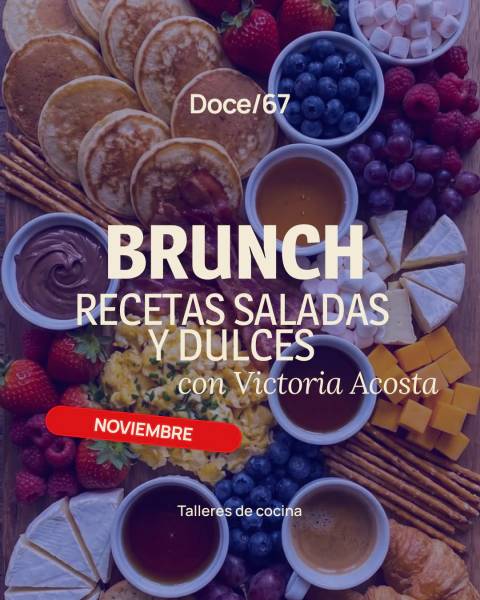 BRUNCH - Recetas Dulces y Saladas con Victoria Acosta