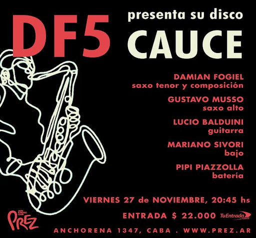 DF5 – PRESENTA SU DISCO “CAUCE”