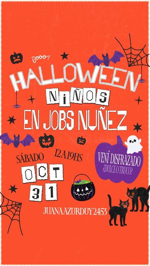 HALLOWEEN NIÑOS EN JOBS NUÑEZ