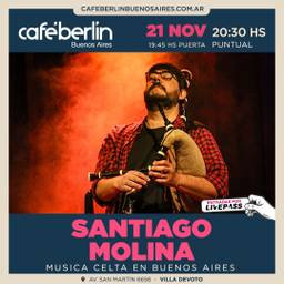 Santiago Molina en Cafe Berlin