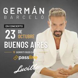 GERMÁN BARCELÓ EN CONCIERTO