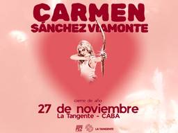 Carmen Sánchez Viamonte cierra el año en CABA