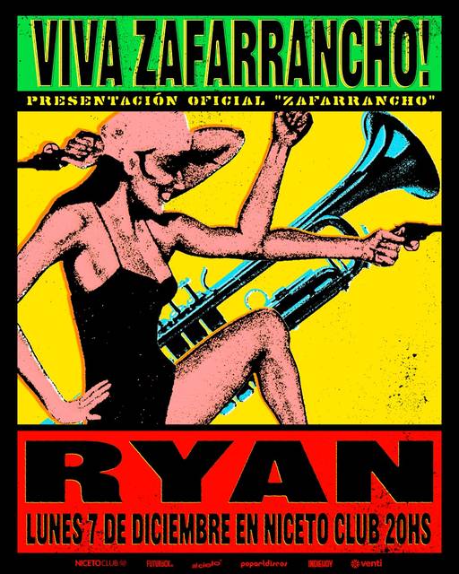 RYAN presenta “Zafarrancho” en Niceto Club
