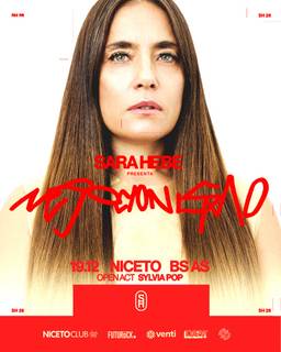 Sara Hebe Presenta Negocionismo en Bs As en Niceto Club (+18 años)
