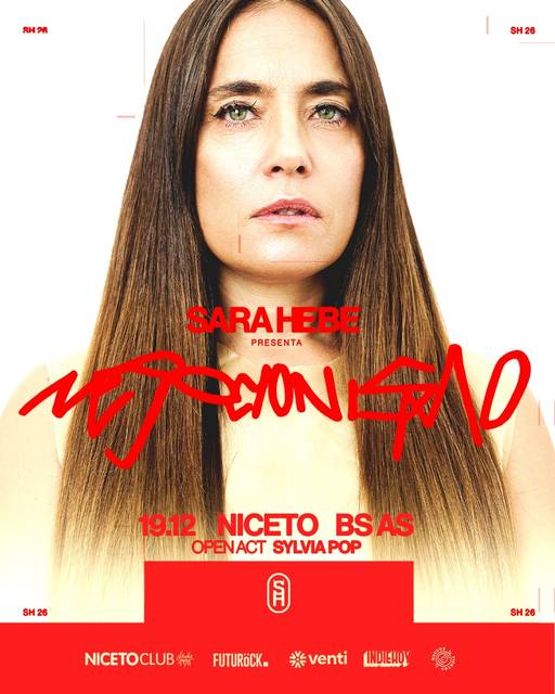 Sara Hebe Presenta Negocionismo en Bs As en Niceto Club (+18 años)