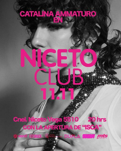 Catalina Ammaturo en Niceto Club (+18 años)