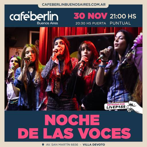 Emba - Noche de las voces en Cafe Berlin