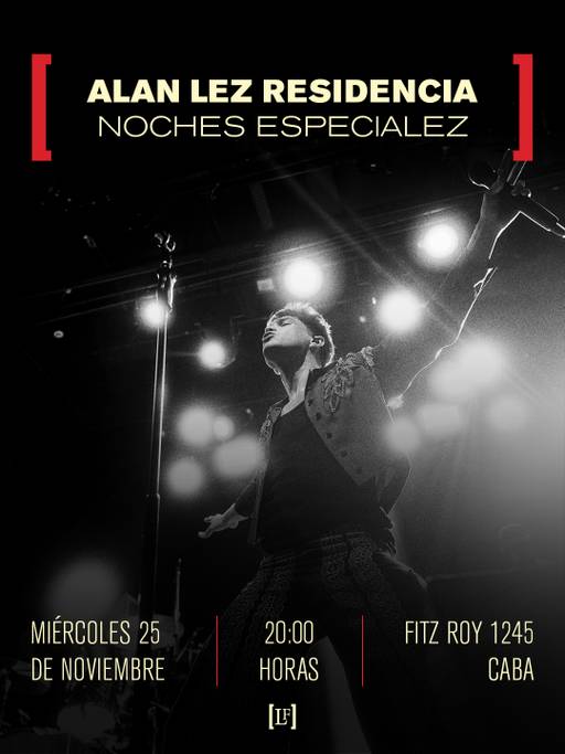 ALAN LEZ RESIDENCIA: NOCHES ESPECIALEZ