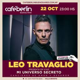 Leo Travaglio en Cafe Berlin