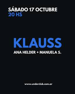 KLAUSS INVITA | ANA HELDER - MANUELA S.