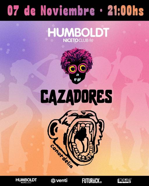 CAZADORES - CONOR DELIA en Humboldt | Niceto Club