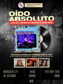 OÍDO ABSOLUTO: ESCUCHA GUIADA DE HELLO, EL UNPLUGGED