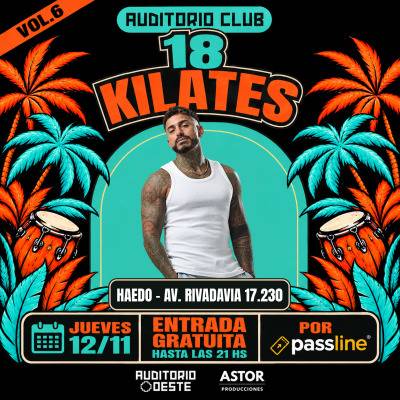 AUDITORIO CLUB VOL 6 - 18 KILATES