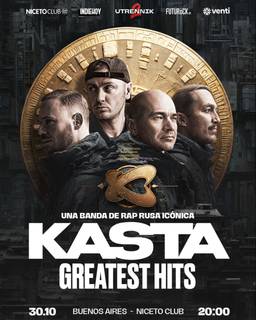 Kasta Greatest Hits en Niceto Club (+18 años)