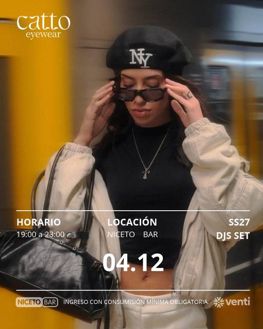 CATTO EYEWEAR SS27 en Niceto Bar