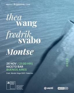 Montse • Fredrik Svabø • Thea Wang en Niceto Bar
