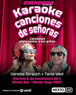 Karaoke canciones de señoras en Niceto Bar