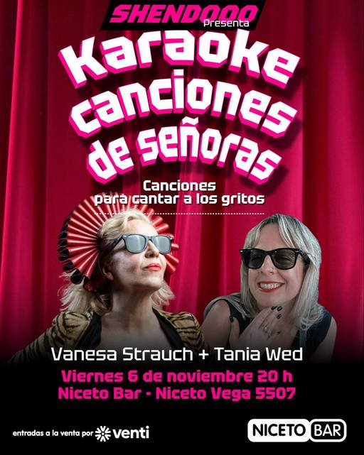 Karaoke canciones de señoras en Niceto Bar