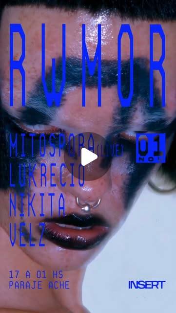 Fiesta RUMOR con MITOSPORA (live), LUKRECIO, NIKITA y VELZ