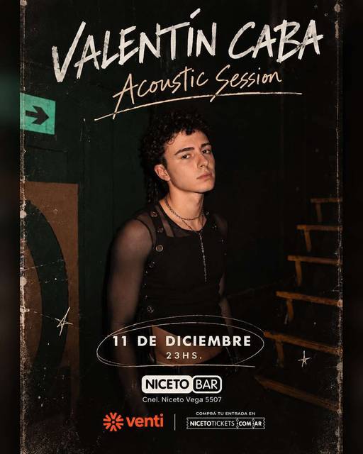 Valentín Caba - Acoustic Session en Niceto Bar