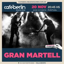 Gran Martell en Cafe Berlin