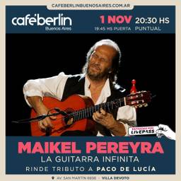 Maikel Pereyra - La Guitarra infinita en Cafe Berlin