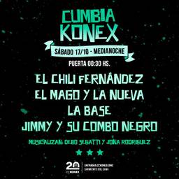 Cumbia Konex: El Chili Fernández + El Mago y La Nueva + La Base + Jimmy y Su Combo Negro