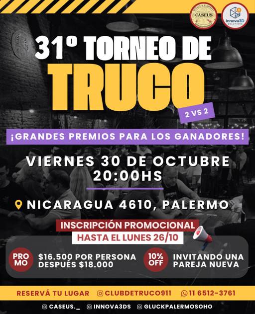 31° TORNEO DE TRUCO