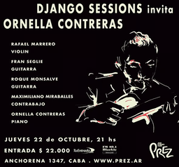 DJANGO SESSIONS + ORNELLA CONTRERAS