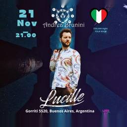Andrea Brunini cantautor Italiano - World tour 2026/2027