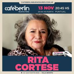 Rita Cortese en Cafe Berlin