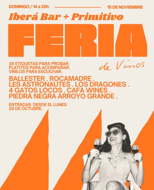 Feria de vinos: degustación de múltiples etiquetas y vinilos para escuchar