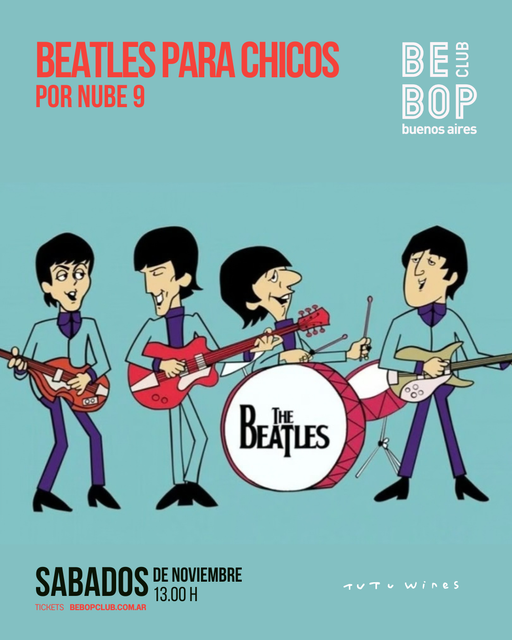 Beatles para chicos | Por Nube 9 | Sábados de Noviembre
