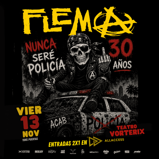 FLEMA - NUNCA SERÉ POLICÍA - 30 AÑOS