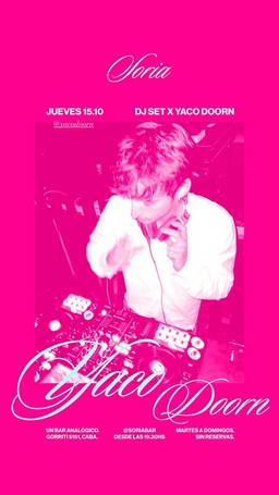 DJ set de Yaco Doorn en Soria