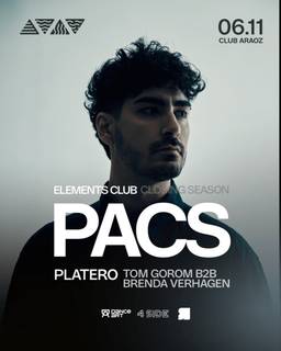 PACS + Platero + Tom Gorom b2b Brenda Verhagen