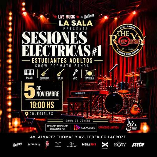 LA SALA PRESENTA "SESIONES ELECTRONICAS 1"