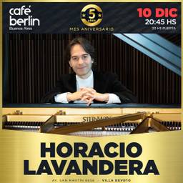 Horacio Lavandera en Cafe Berlin