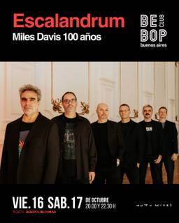 Escalandrum presenta "Miles Davis 100 años"