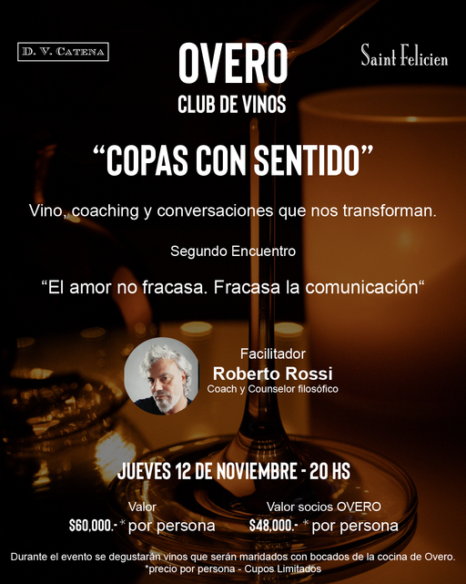 "COPAS CON SENTIDO"- 2ª encuentro: “El amor no fracasa. Fracasa la comunicación“ 12/11