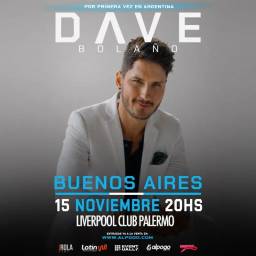 DAVE BOLAÑO en BUENOS AIRES I Aqui cabemos todos world tour 2026