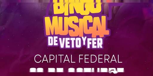 EL BINGO MUSICAL DE VETO Y FER - 23/10