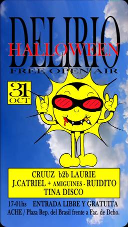 DELIRIO HALLOWEEN FREE OPEN AIR