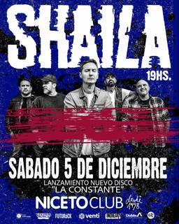 SHAILA lanza " LA CONSTANTE" en Niceto Club (+18 años)