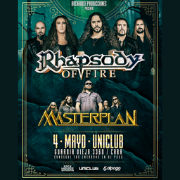 Rhapsody Of Fire y Masterplan en Uniclub