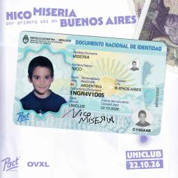NICO MISERIA en BUENOS AIRES, ARG