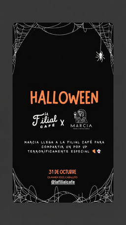 HALLOWEEN. La FiliAL Cafe x MARCIA