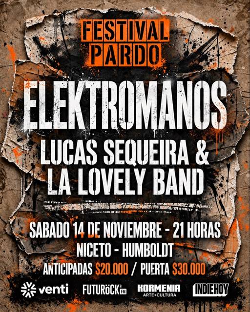 FESTIVAL PARDO: Elektromanos + Lucas Sequeira & la lovely band en Humboldt | Niceto Club (+18 años)