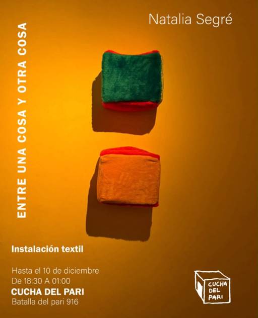 Instalación textil — ENTRE UNA COSA Y OTRA COSA (Natalia Segré)